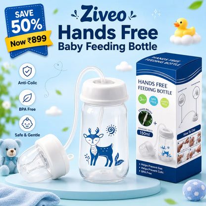 Ziveo™ - Hands-Free Baby Feeding Bottle