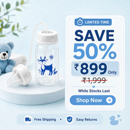 Ziveo™ - Hands-Free Baby Feeding Bottle