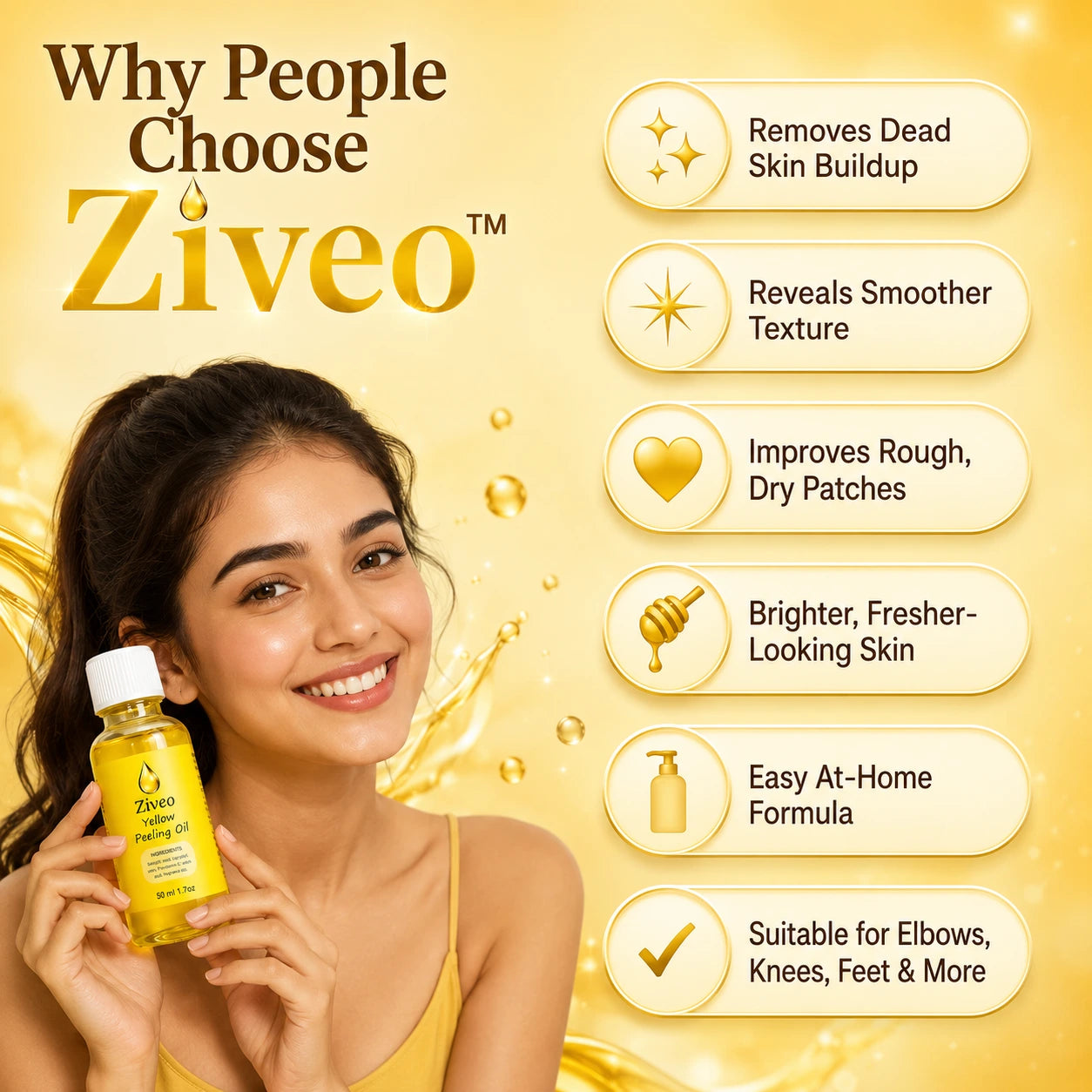 Ziveo® - Magic Peeling Oil (Buy 1 Get 1 Free)