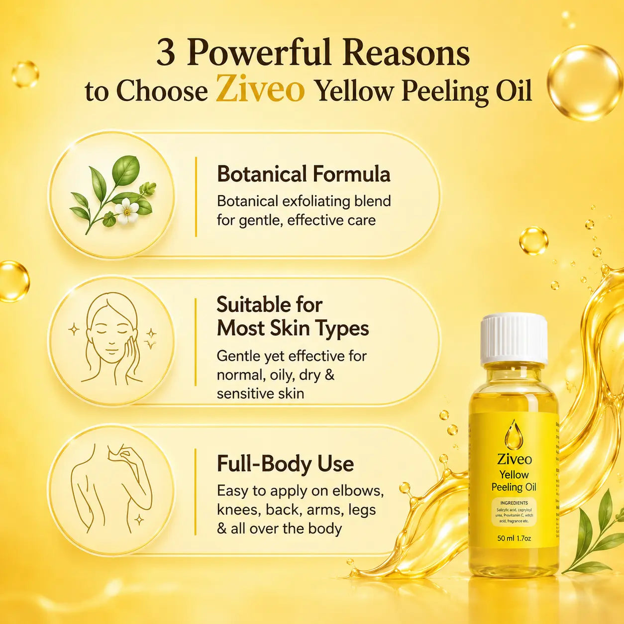 Ziveo® - Magic Peeling Oil (Buy 1 Get 1 Free)