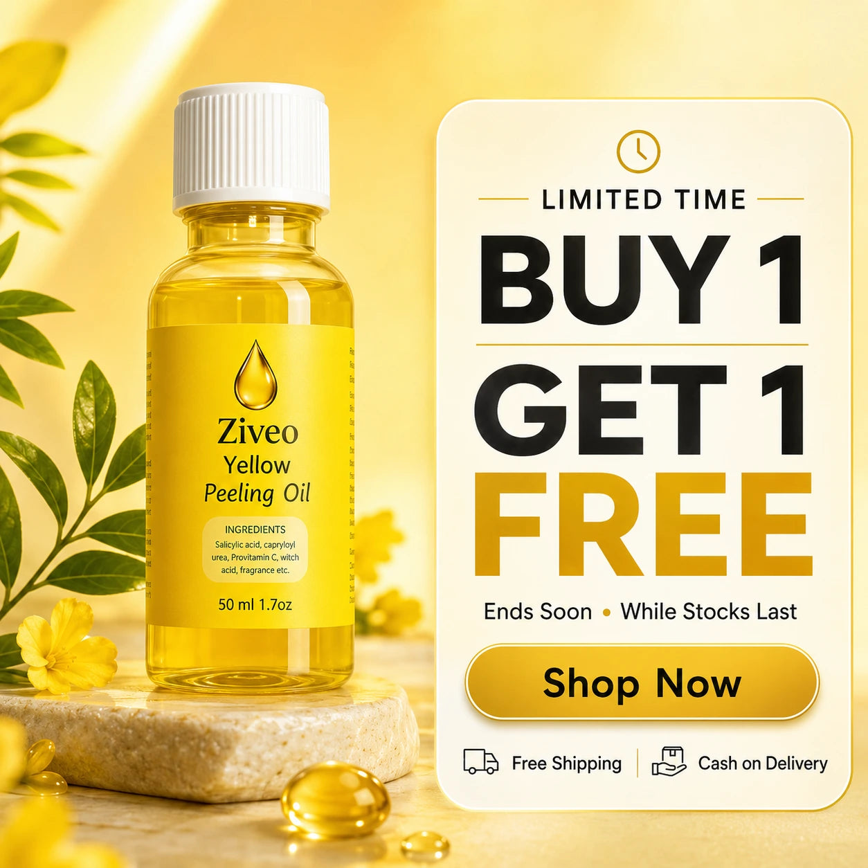 Ziveo® - Magic Peeling Oil (Buy 1 Get 1 Free)