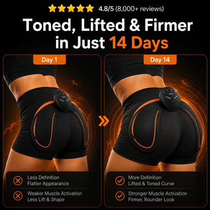 GluteGlow® - Wireless Booty Trainer Device (Tight & Round Butt in 14 Days)
